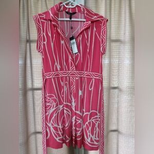 BCBG MAX AZARIA NWT pink spring dress